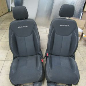 11-17 Jeep Wrangler Sahara Cloth Front Seats W/O Air bags