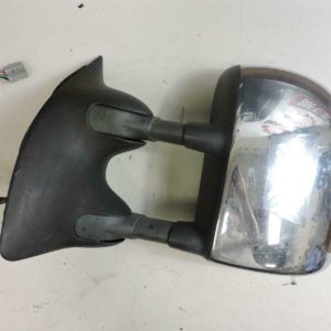 1999-2007 Ford F250 F350 Super Duty LH Left Driver Side Mirror Black Chrome OEM