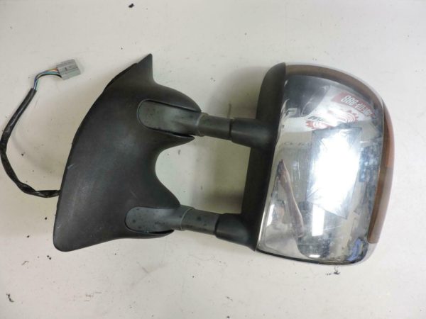 1999-2007 Ford F250 F350 Super Duty LH Left Driver Side Mirror Black Chrome OEM