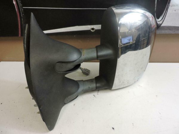 1999-2007 Ford F250 F350 Super Duty LH Left Driver Side Mirror Black Chrome OEM