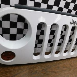 2007-2018 Jeep Wrangler JK JKU OEM Grille Grill White 68046306AC