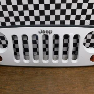 2007-2018 Jeep Wrangler JK JKU OEM Grille Grill White 68046306AC