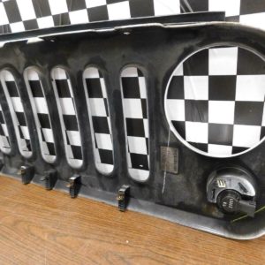 2007-2018 Jeep Wrangler JK JKU OEM Grille Grill White 68046306AC