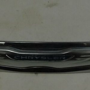 2011-2014 CHRYSLER 200 FRONT HOOD CHROME MOLDING TRIM BLACK EMBLEM 05182602