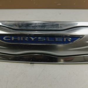 2011-2014 CHRYSLER 200 FRONT HOOD CHROME MOLDING TRIM BLACK EMBLEM 05182602