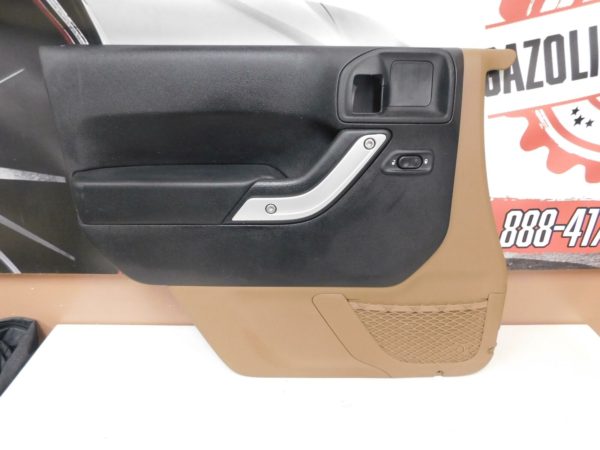 2011-2018 Jeep Wrangler JK OEM Front Left Driver Side Interior Door Trim Panel