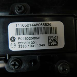 2014-18 Jeep Wrangler Heat A/C Climate Control / Switch Module Unite 04602566