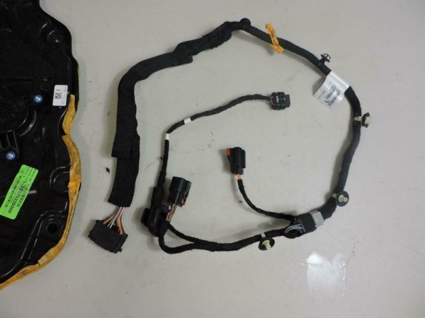 2018-21 Jeep Wrangler JL OEM Door Panel Carrier Plate & Wiring Harness 68301891