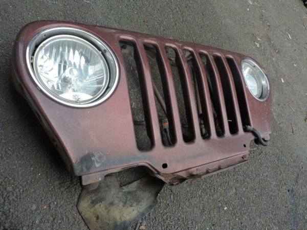 97-06 Jeep Wrangler TJ LJ OEM Grille Headlights Rad Support Assembly 55174594AG