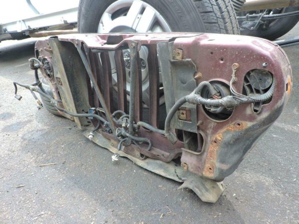 97-06 Jeep Wrangler TJ LJ OEM Grille Headlights Rad Support Assembly 55174594AG