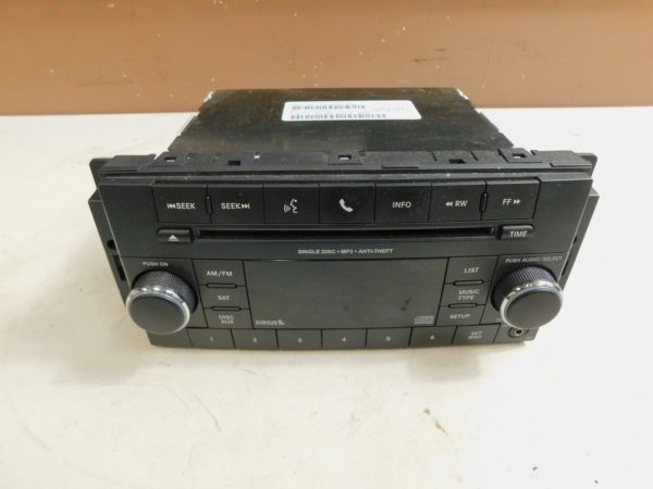 08-14 Chrysler Dodge Jeep Radio Cd Mp3 RES Sirius LOW Uconnect P05091197AB