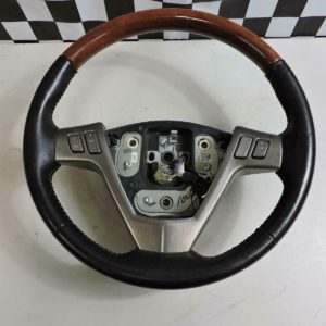 2004-2006 Cadillac XLR Ebony LEATHER & Woodgrain Steering Wheel #P10353052