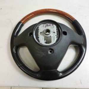 2004-2006 Cadillac XLR Ebony LEATHER & Woodgrain Steering Wheel #P10353052