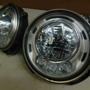 2007-2018 Jeep Wrangler JK OEM LED Headlights Mopar 68366025 68366024