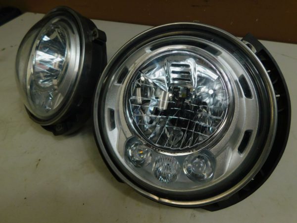 2007-2018 Jeep Wrangler JK OEM LED Headlights Mopar 68366025 68366024