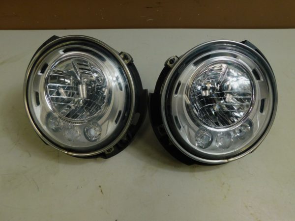 2007-2018 Jeep Wrangler JK OEM LED Headlights Mopar 68366025 68366024