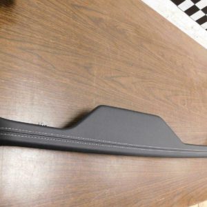 2018-20 Jeep Wrangler JL OEM Black Upper Dash Panel Trim White Stitch 6AC121A3AC