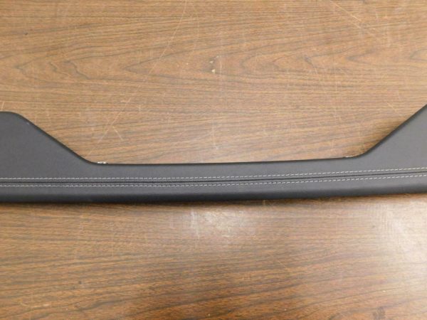 2018-20 Jeep Wrangler JL OEM Black Upper Dash Panel Trim White Stitch 6AC121A3AC