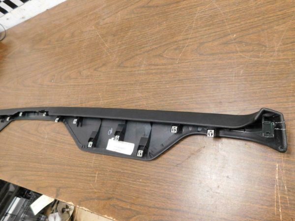 2018-20 Jeep Wrangler JL OEM Black Upper Dash Panel Trim White Stitch 6AC121A3AC