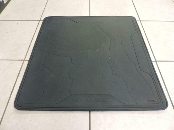 2018-2020 Jeep Wrangler JL Rear Trunk Reversible Cargo Mat OEM Black 6BN61TX7AA