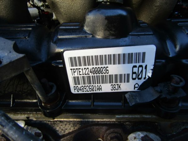 08-11 Jeep Wrangler 3.8L Engine 120k Miles 8th Digit