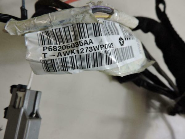 2013 Jeep Wrangler Front Left Driver Door Wiring Harness 68205035AA