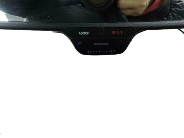 2015-2018 Dodge Charger Challenger Hellcat Rear View Mirror w/ PASSPORT RADAR