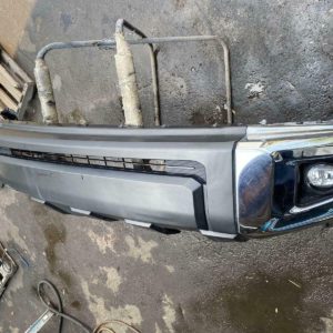 14-20 Toyota Tundra Chrome OEM Front bumper complete w/ LED Fog Lights