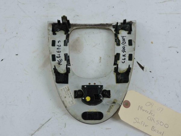 2004-2007 Mercedes W209 CLK350 CLK500 Center Console Shifter Trim Bezel & Switch