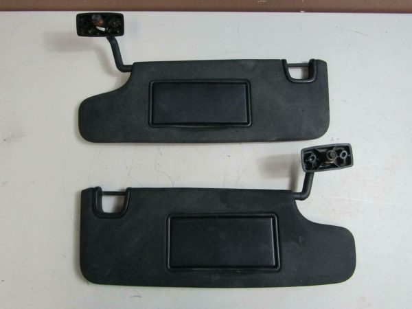 2007-17 Jeep Wrangler JK OEM Sun Visor Pair Black 04680652