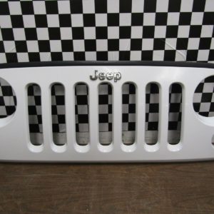 2007-2018 Jeep Wrangler JK JKU OEM Grille Grill White 68046306AC