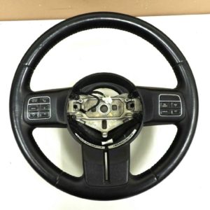 2011-2017 Jeep Wrangler JK JKU LEATHER Steering Wheel 1QJ88DX9AI OEM Black/BLCK