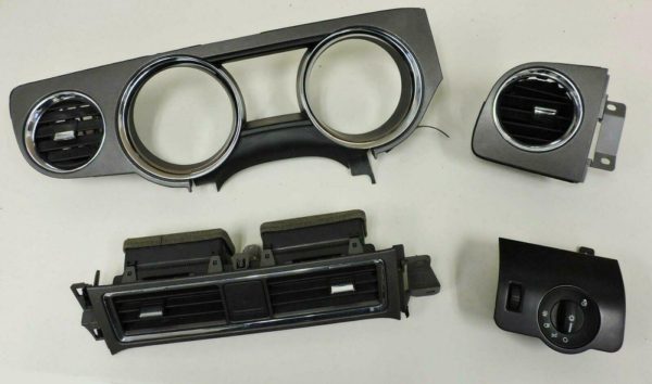 2013-2014 Ford Mustang GT Air Premium Cluster Gauges Dash Trim Vents Kit Bag