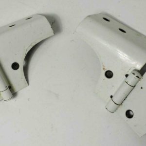 1997-2006 Jeep Wrangler TJ LJ Windshield Brackets White OEM 55075702 / 55075703