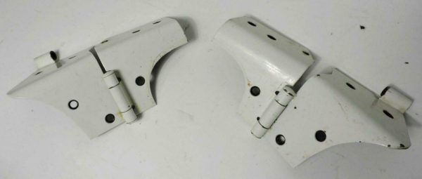 1997-2006 Jeep Wrangler TJ LJ Windshield Brackets White OEM 55075702 / 55075703