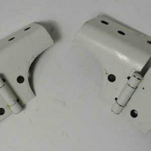 1997-2006 Jeep Wrangler TJ LJ Windshield Brackets White OEM 55075702 / 55075703