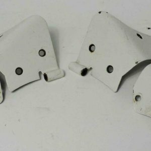 1997-2006 Jeep Wrangler TJ LJ Windshield Brackets White OEM 55075702 / 55075703