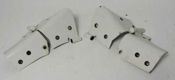 1997-2006 Jeep Wrangler TJ LJ Windshield Brackets White OEM 55075702 / 55075703