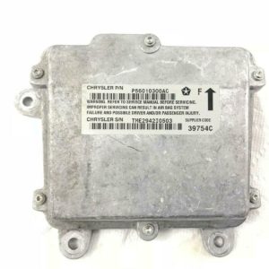 2002-2003 AIR BAG ECU ECM COMPUTER WRANGLER 950360 AIRBAG ECU GD P56010300AC OEM