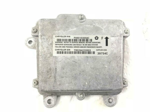 2002-2003 AIR BAG ECU ECM COMPUTER WRANGLER 950360 AIRBAG ECU GD P56010300AC OEM