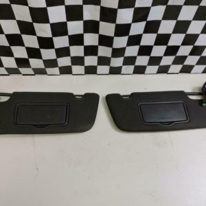 2012-2014 FORD MUSTANG Sun Visors set &RH Black w/homelink lighted mirrors