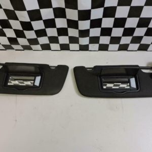 2012-2014 FORD MUSTANG Sun Visors set &RH Black w/homelink lighted mirrors