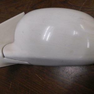 1992-1995 Honda Civic EX OEM Left Driver Exterior Power Mirror Assembly White