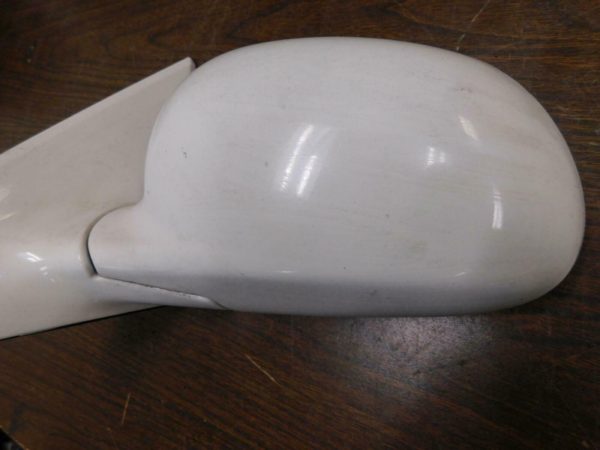 1992-1995 Honda Civic EX OEM Left Driver Exterior Power Mirror Assembly White