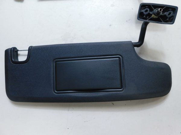 2007-17 Jeep Wrangler OEM Sun Visor Pair Driver Passenger Side Black 04680652AA