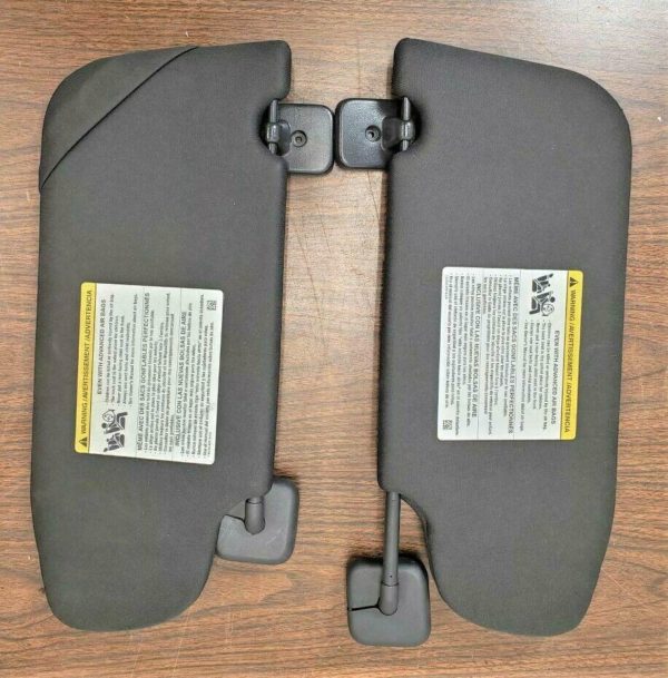 2010-2016 Ford Taurus Police Interceptor Sun Visor Set Black OEM