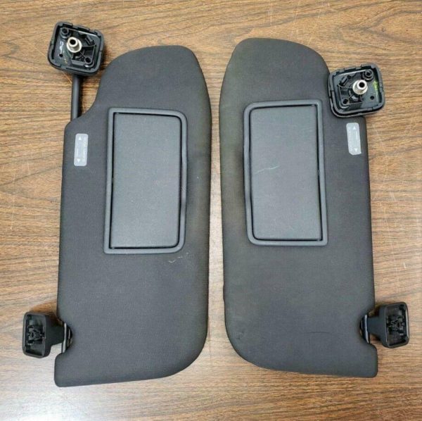 2010-2016 Ford Taurus Police Interceptor Sun Visor Set Black OEM