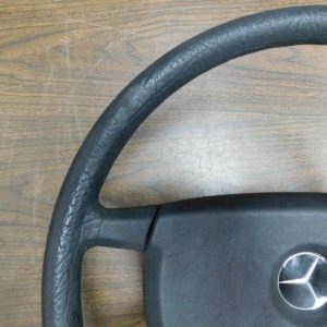 72-85 Mercedes R107 W126 380SL 450SLC 380SE 300D Black Steering Wheel OEM