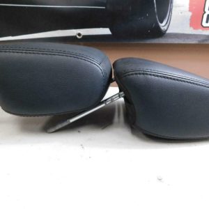 2011-2018 Jeep Wrangler JK Black Leather Front Seat Headrest Pair OEM