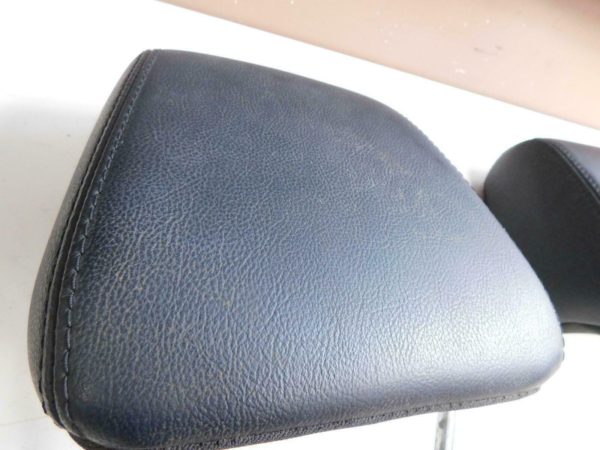 2011-2018 Jeep Wrangler JK Black Leather Front Seat Headrest Pair OEM